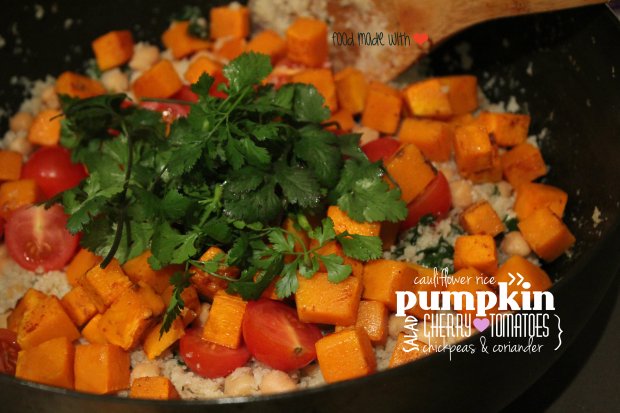 Cauliflower rice salad