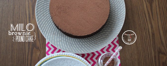 Milo Brownie Pound Cake