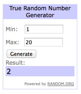 winner- random org